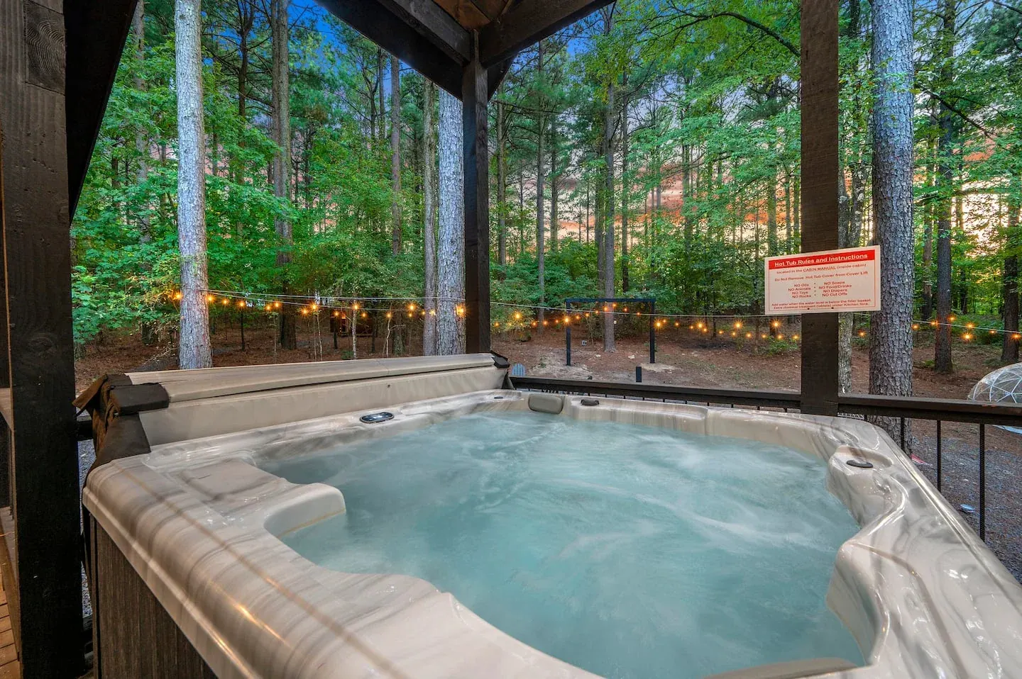 Make time for the two of you at Whisper in the Woods